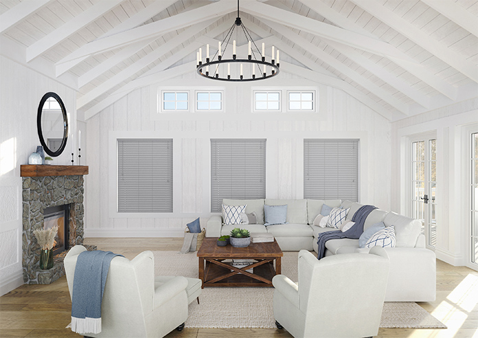 Ecowood, Blizzard Grey Fine Grain - Motorised Venetian Blind - Image 7